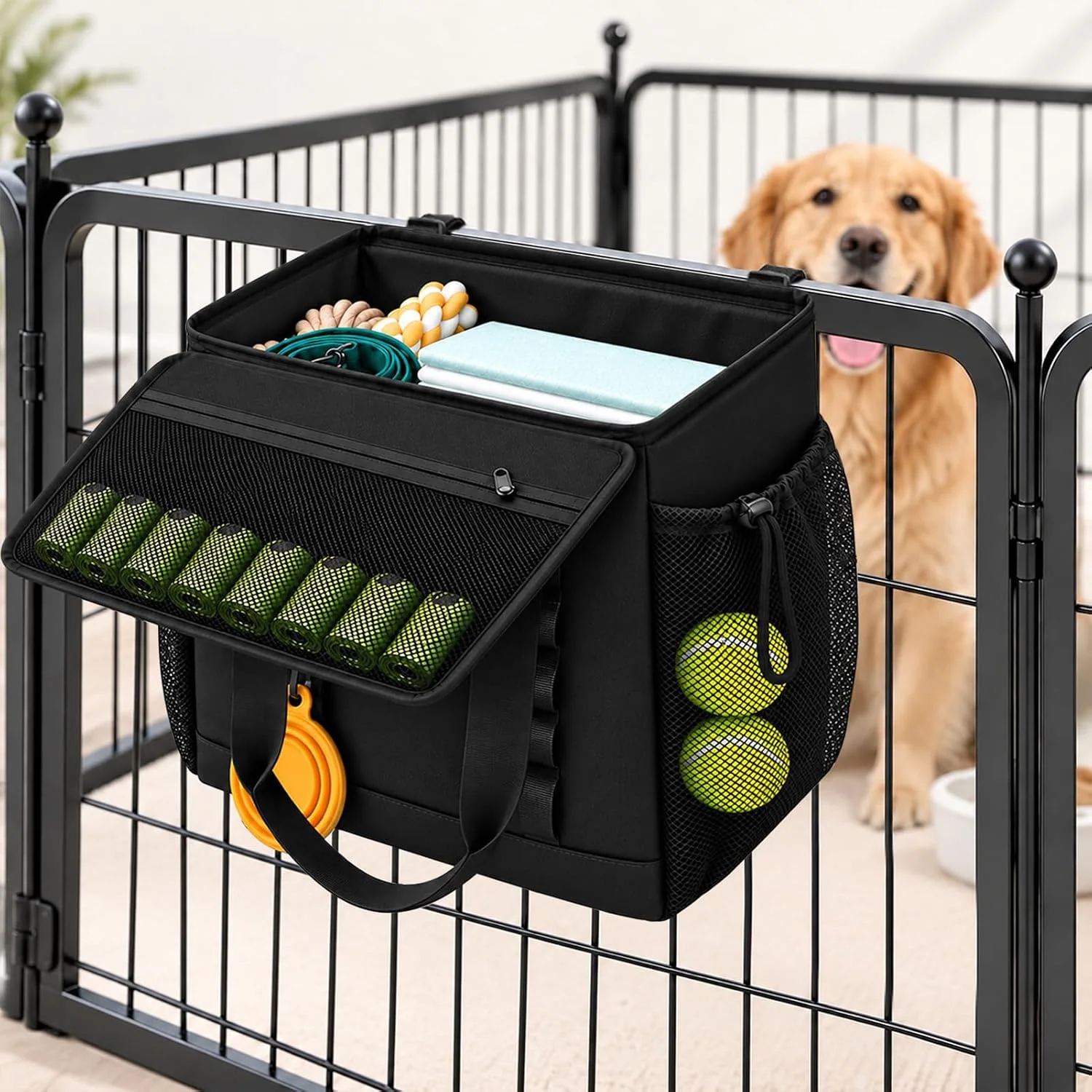 Vivifying Dog Playpen Hanging Bag, 24.4 litres