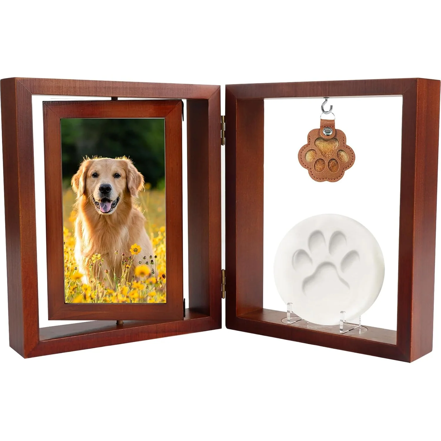 Vivifying Pet Memorial Frame with Clay Kit, 4 x 6 in frame